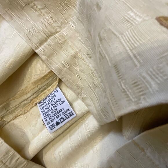 TOMMY BAHAMA shirt mens XL 100% Silk Floral Short Sleeve Shirt Button Tropical - Picture 12 of 12